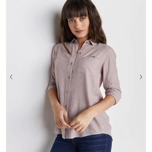 Marine layer oh hey button down striped shirt size medium
